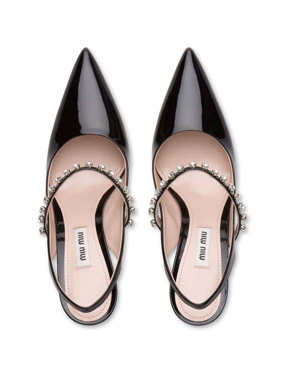 Patent leather slingbacks - 4