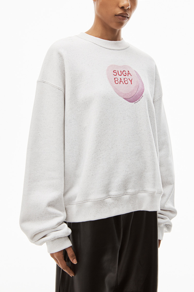 SUGA BABY CREWNECK SWEATSHIRT IN TERRY 3