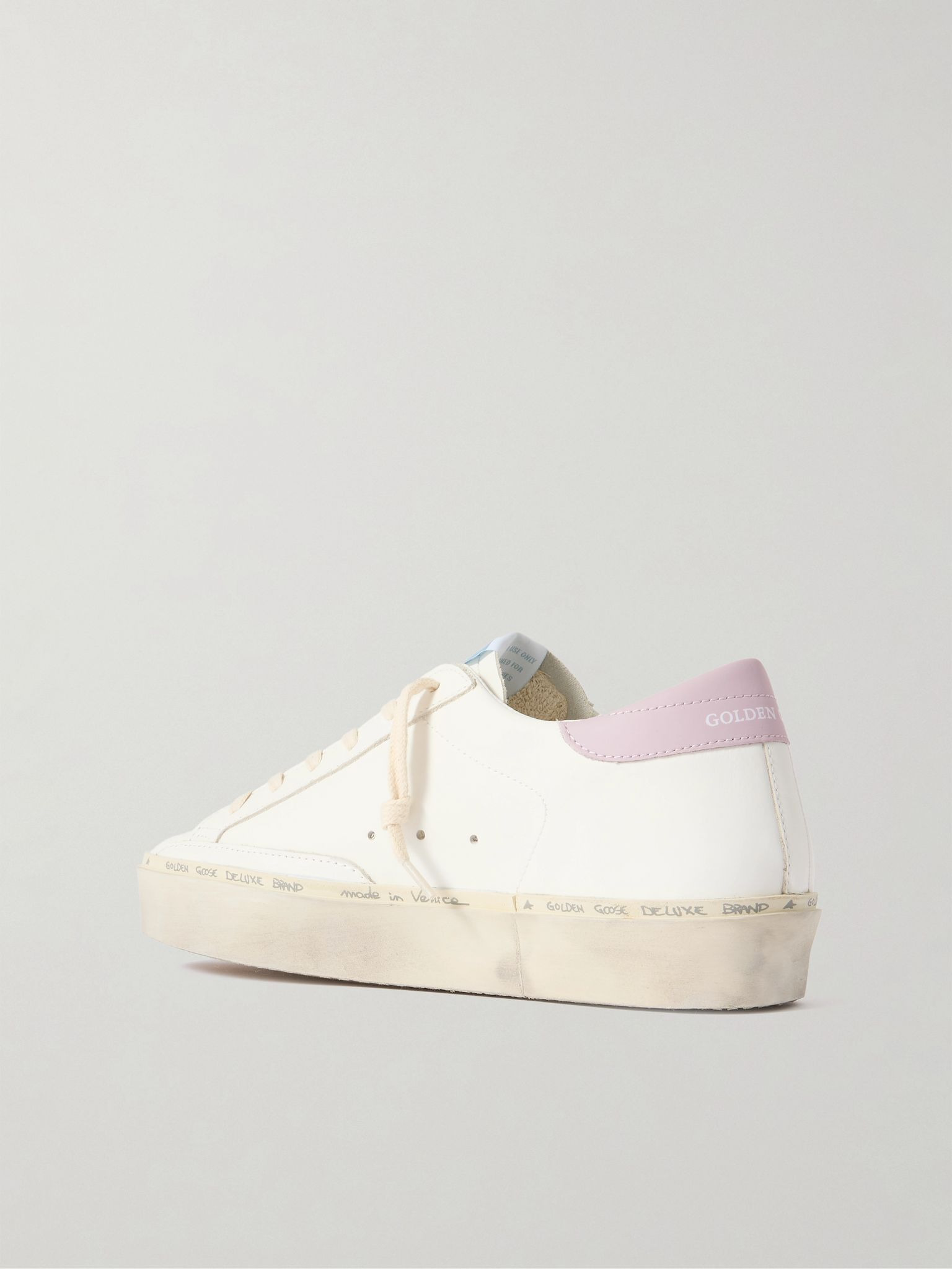 Hi Star distressed leather sneakers White - 3