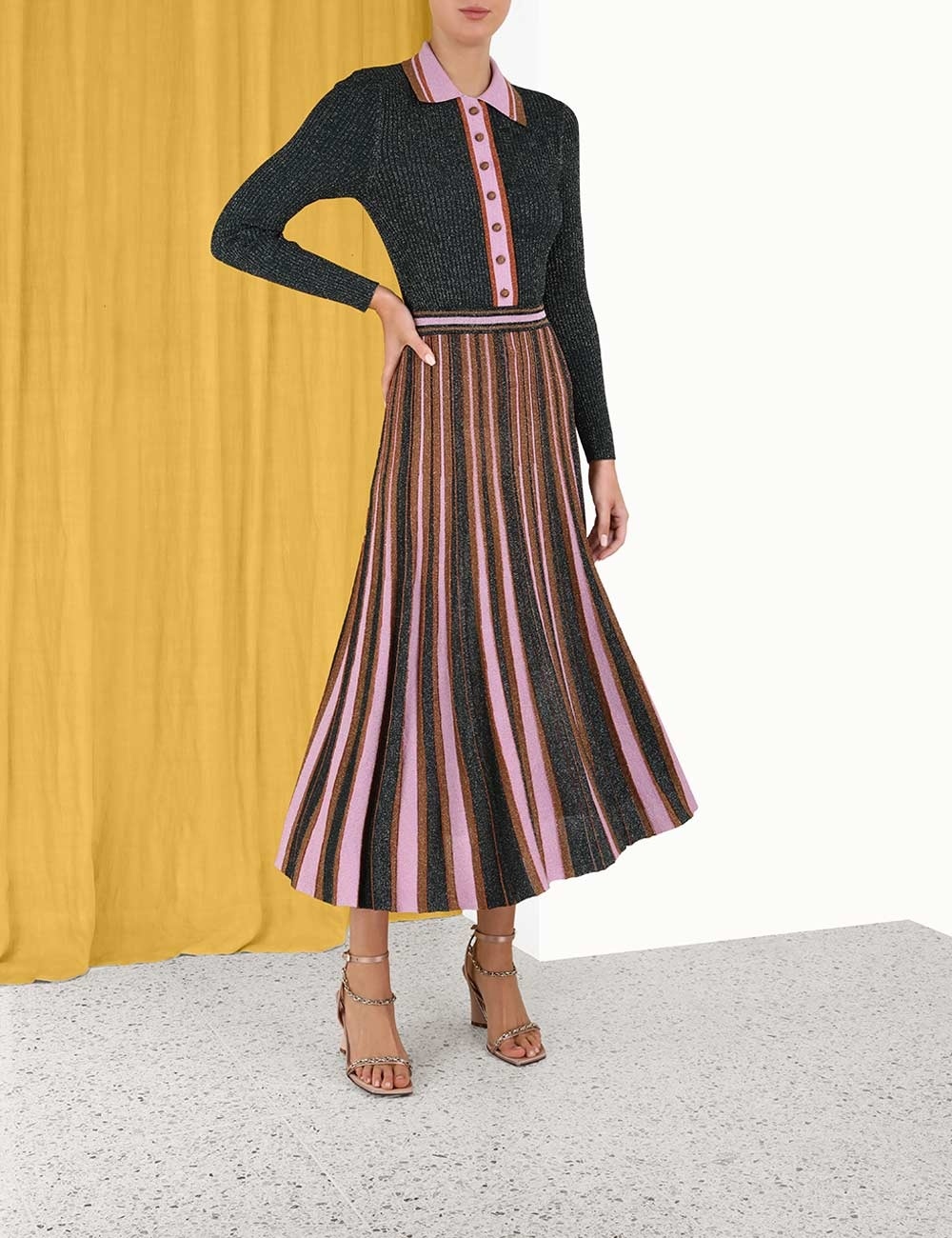 KALEIDOSCOPE BUTTON UP - 3