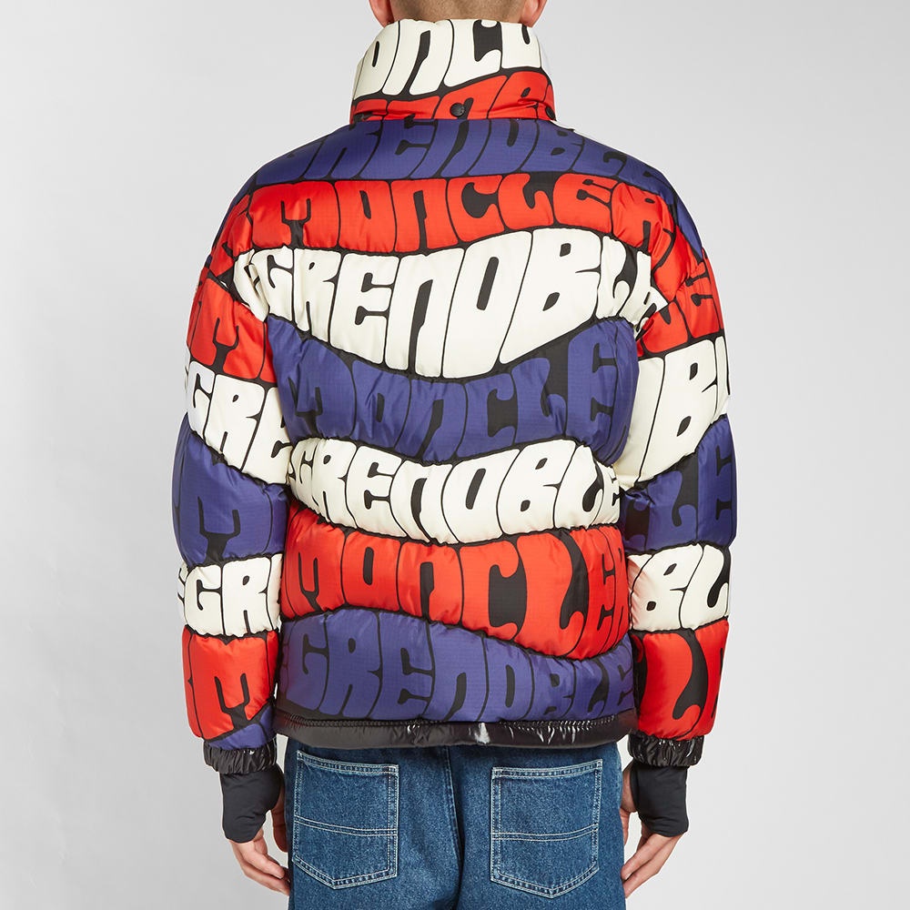 Moncler Grenoble Limmat All Over Print Logo Down Jacket - 6