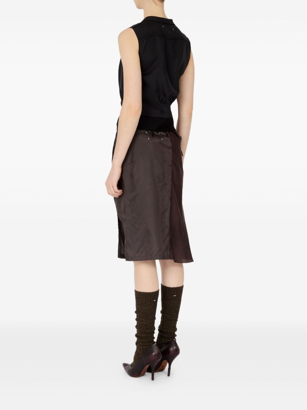 pleated vest - 4
