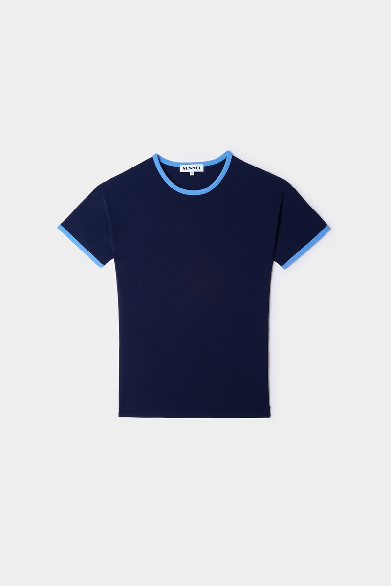 SUNNEI SUPER STRETCH T-SHIRT / dark blue outlook