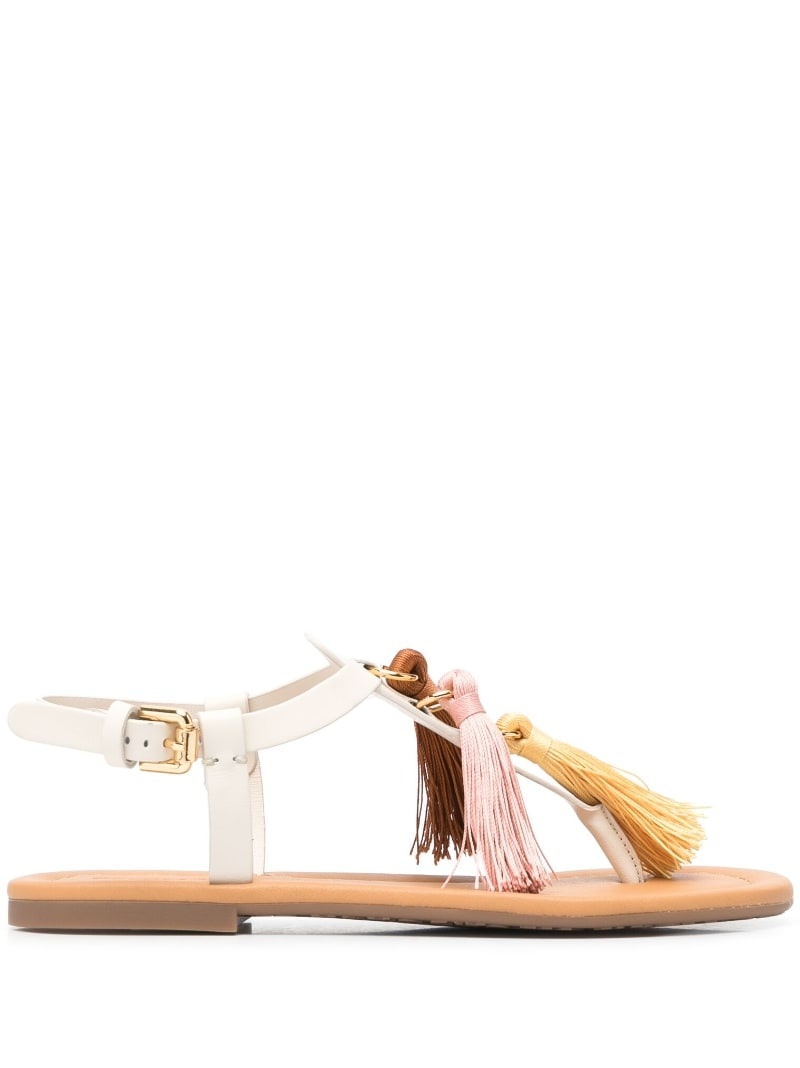 Kime flat leather sandals - 1