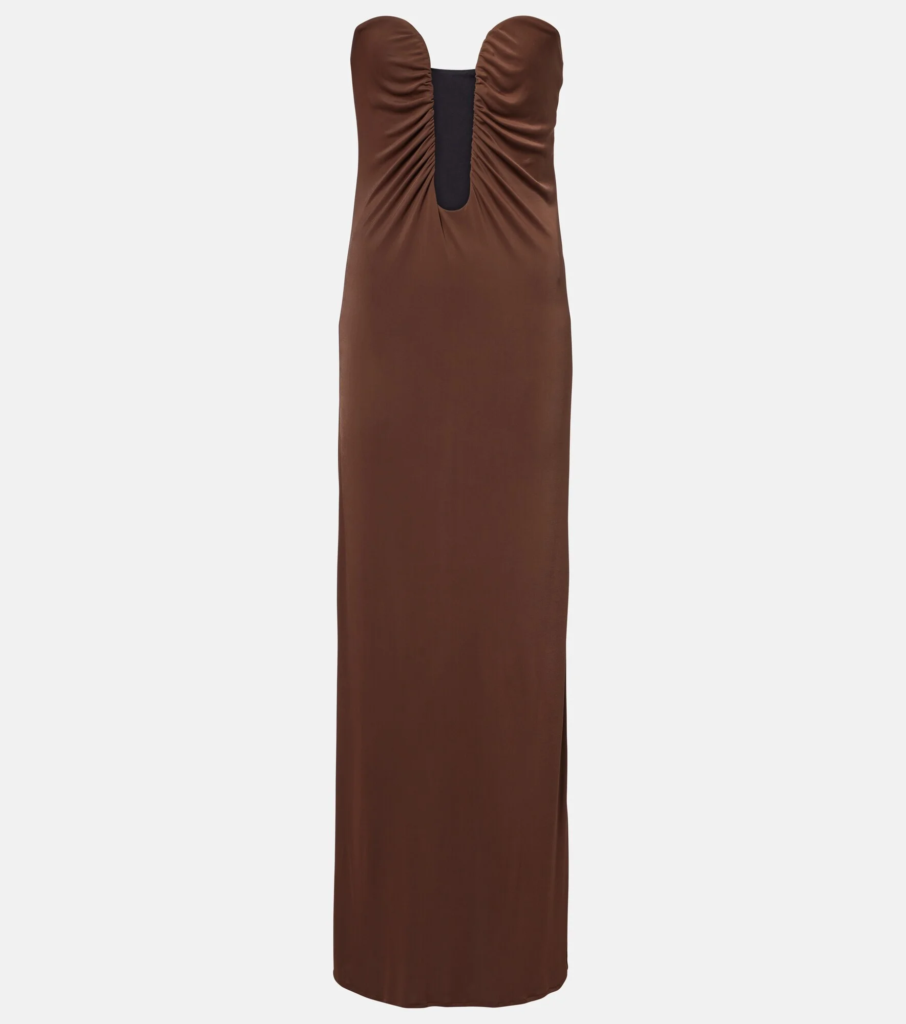 Strapless maxi dress - 1