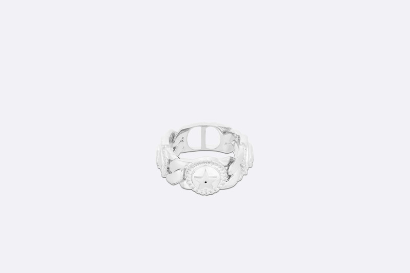 Dior Étoile CD Chain Link Ring outlook