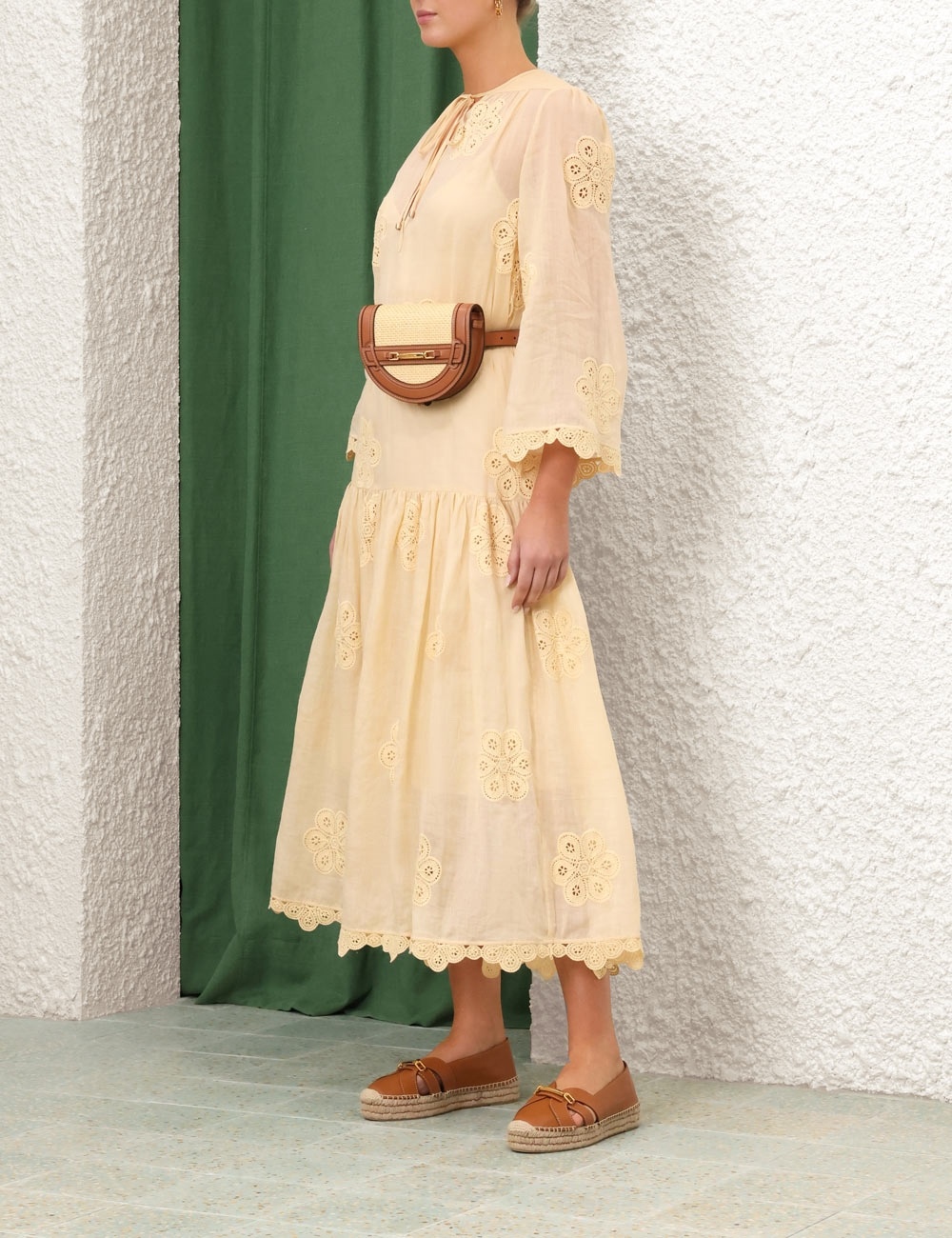 ACADIAN EMBROIDERED MAXI DRESS - 3