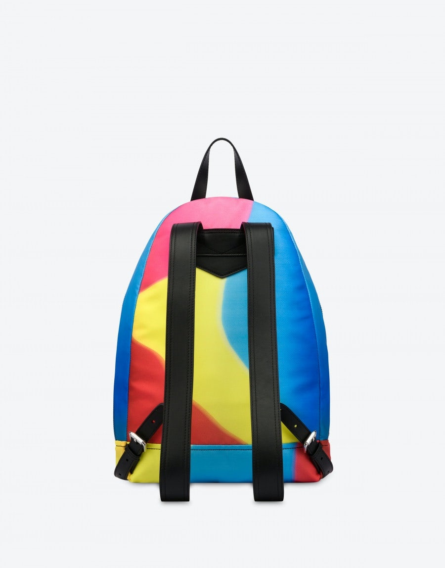 PROJECTION PRINT NYLON BACKPACK - 2