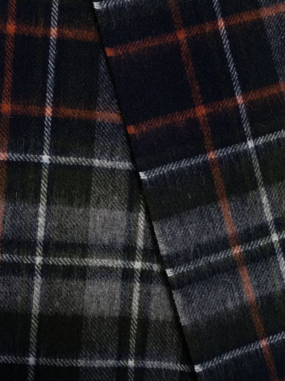 check tartan scarf - 2
