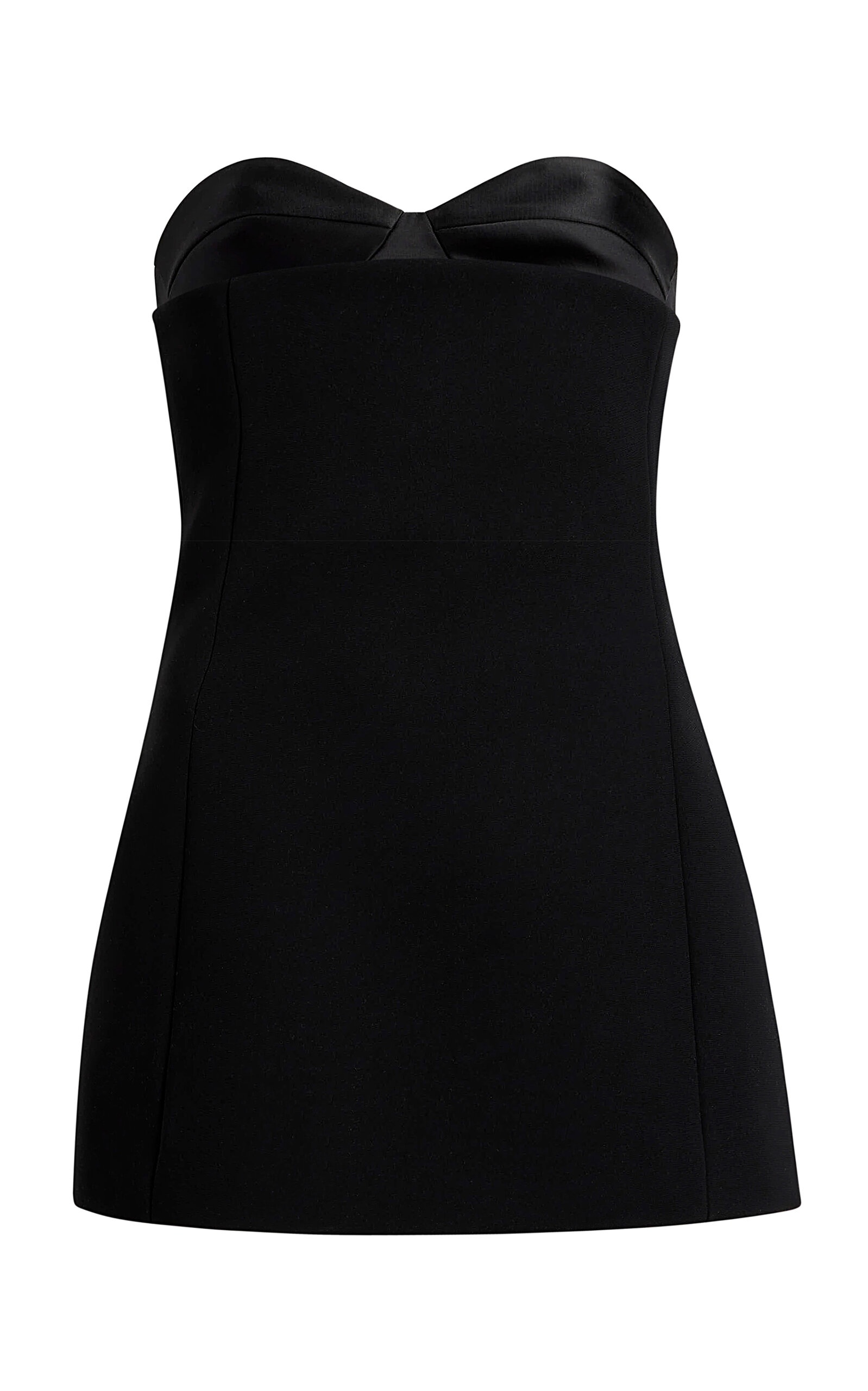 Ayla Wool Bustier Top black - 1