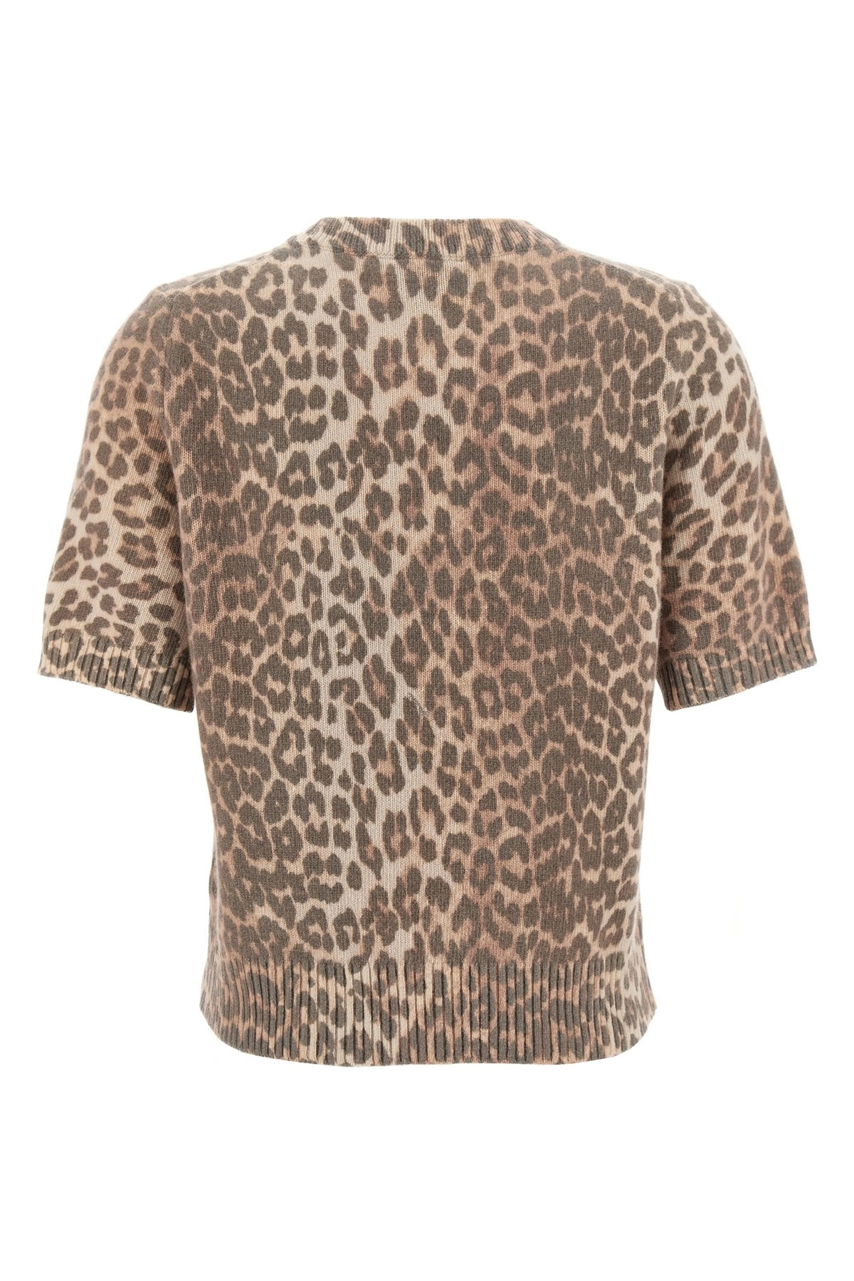 'Leopard Wool Mix' T-shirt - 3