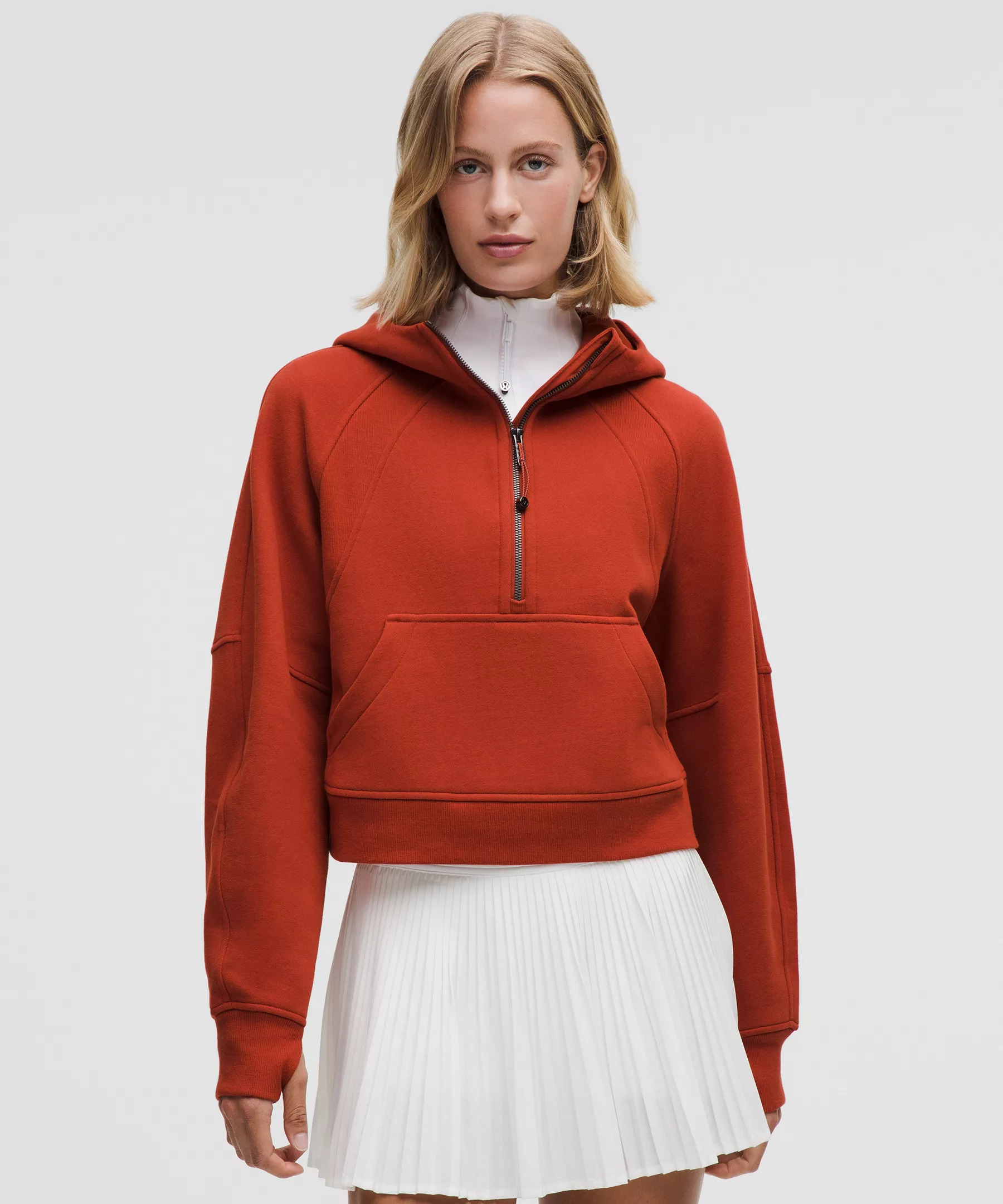 Scuba Oversized Half-Zip Hoodie - 1