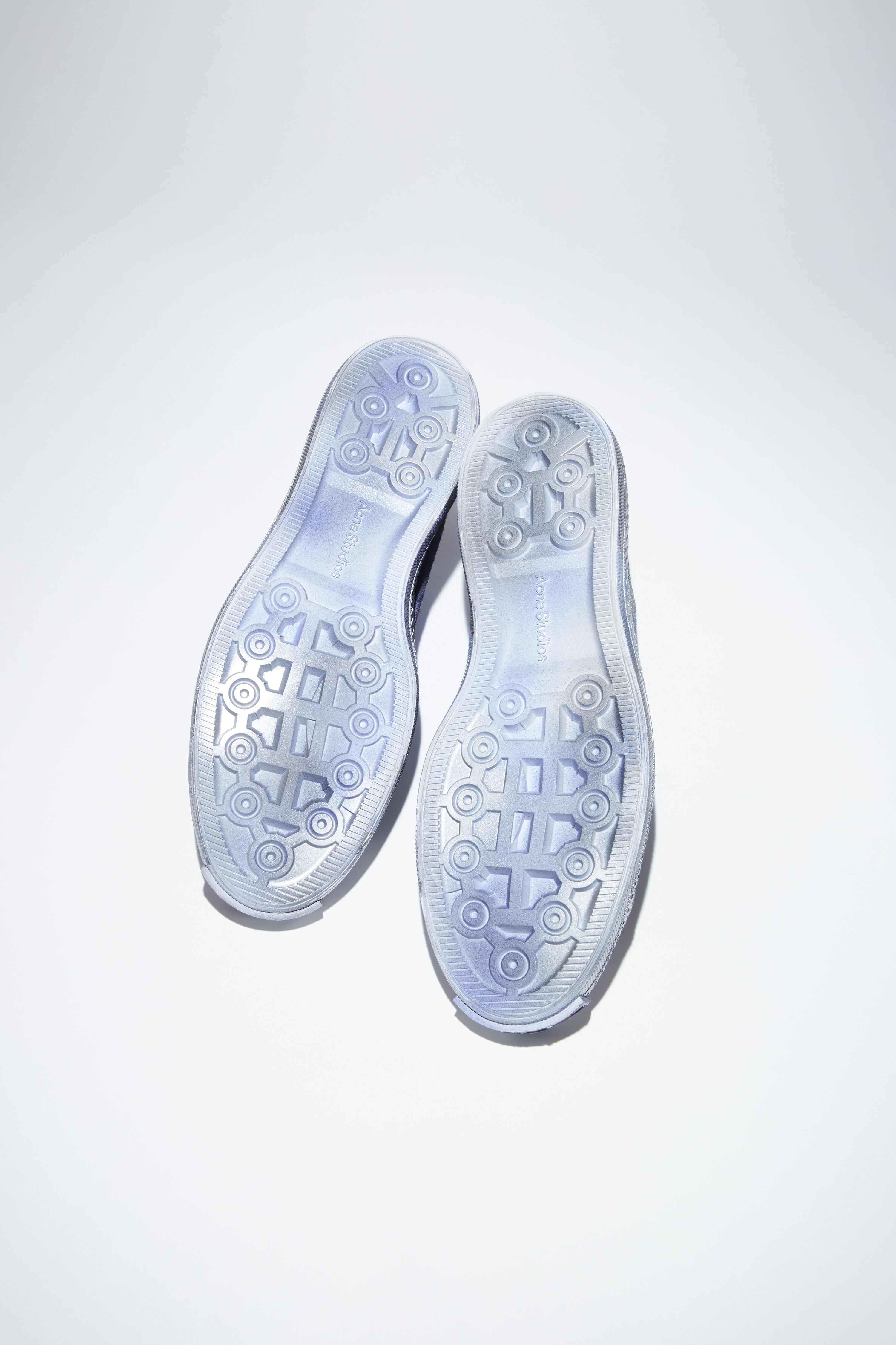 Sprayed low top sneakers - Blue/black - 4