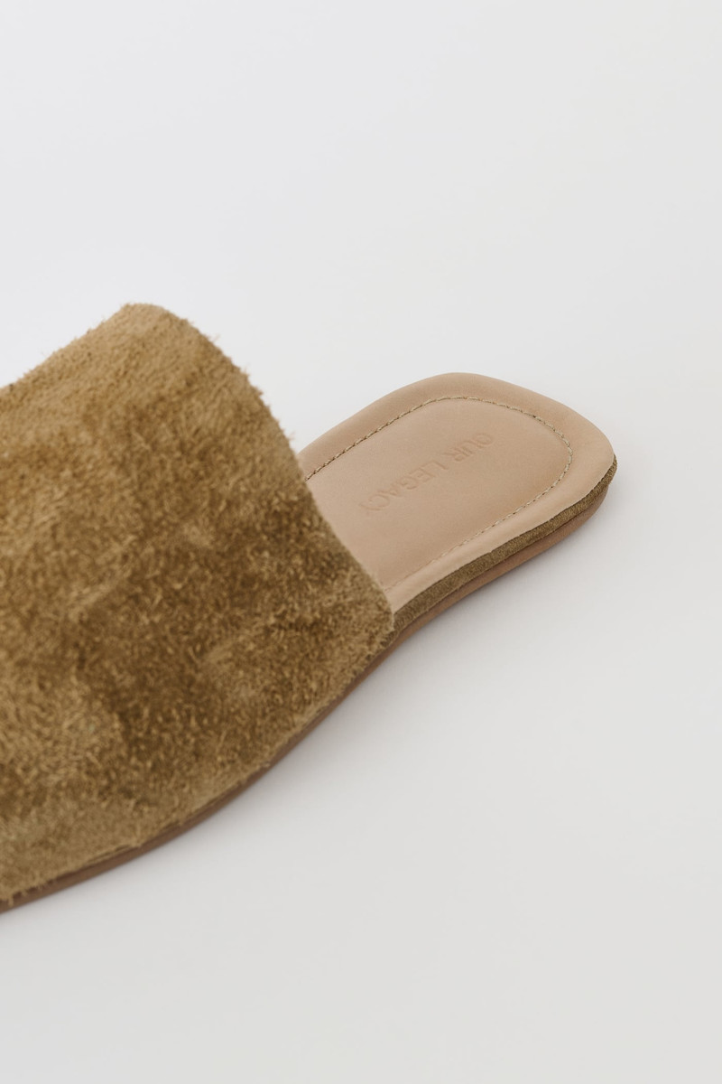 Cigarr Slipper Cedar Speckled Suede 3