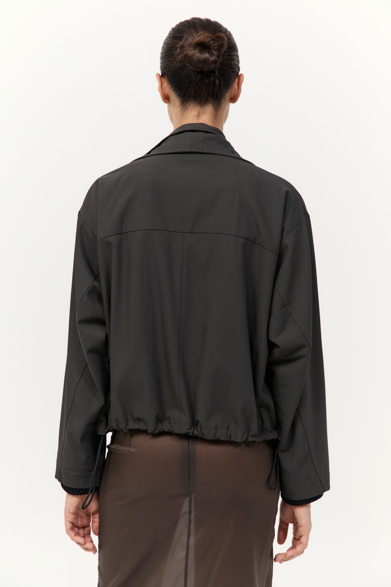 Flight Jacket - Black Olive - 7