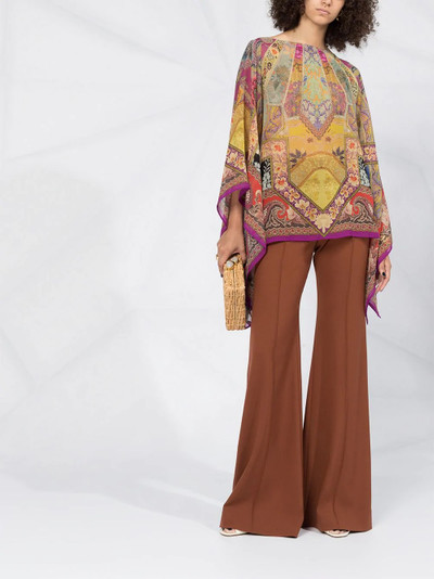 Etro geometric print tunic top outlook