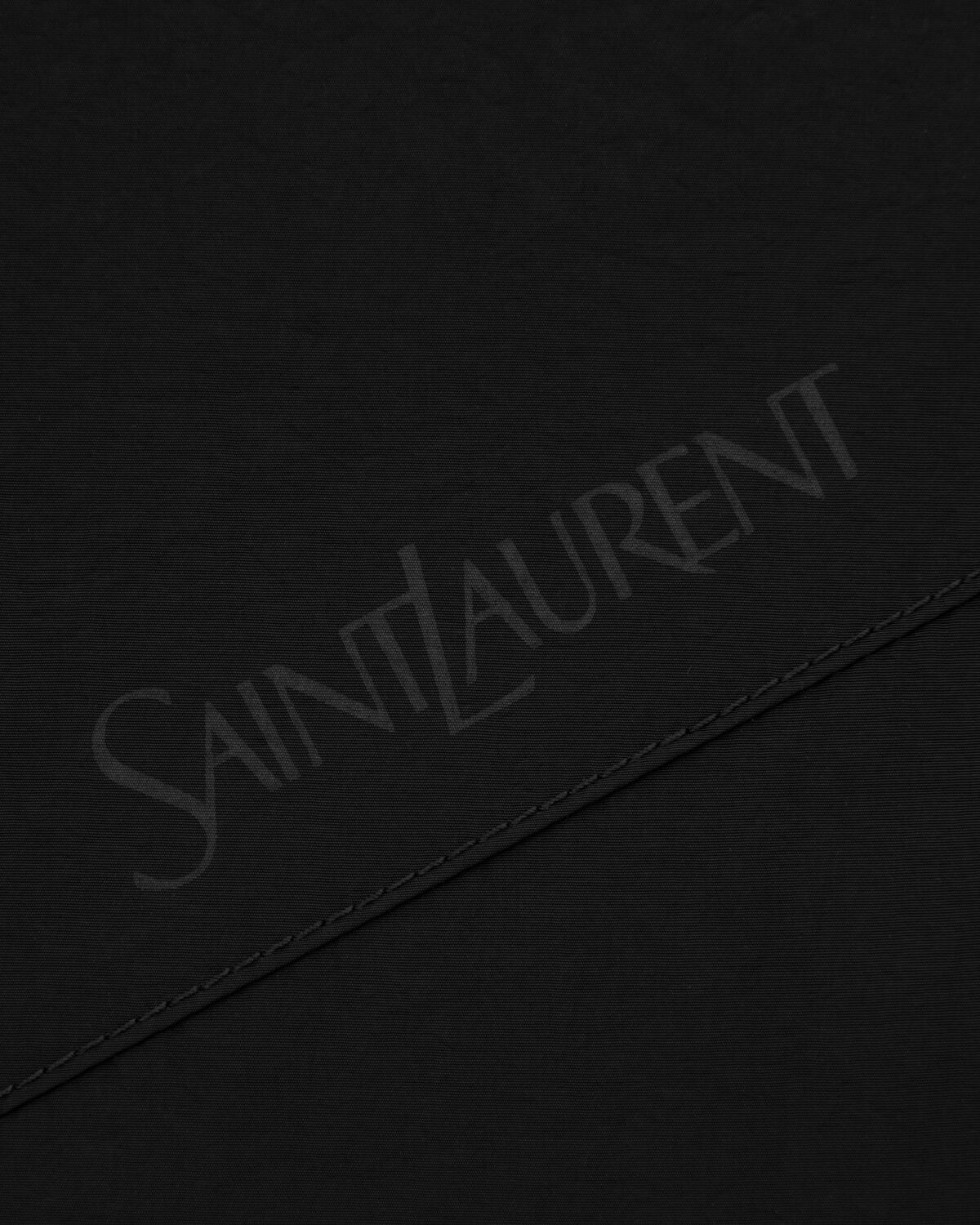 SAINT LAURENT TEDDY JACKET IN CRINKLED NYLON - 3