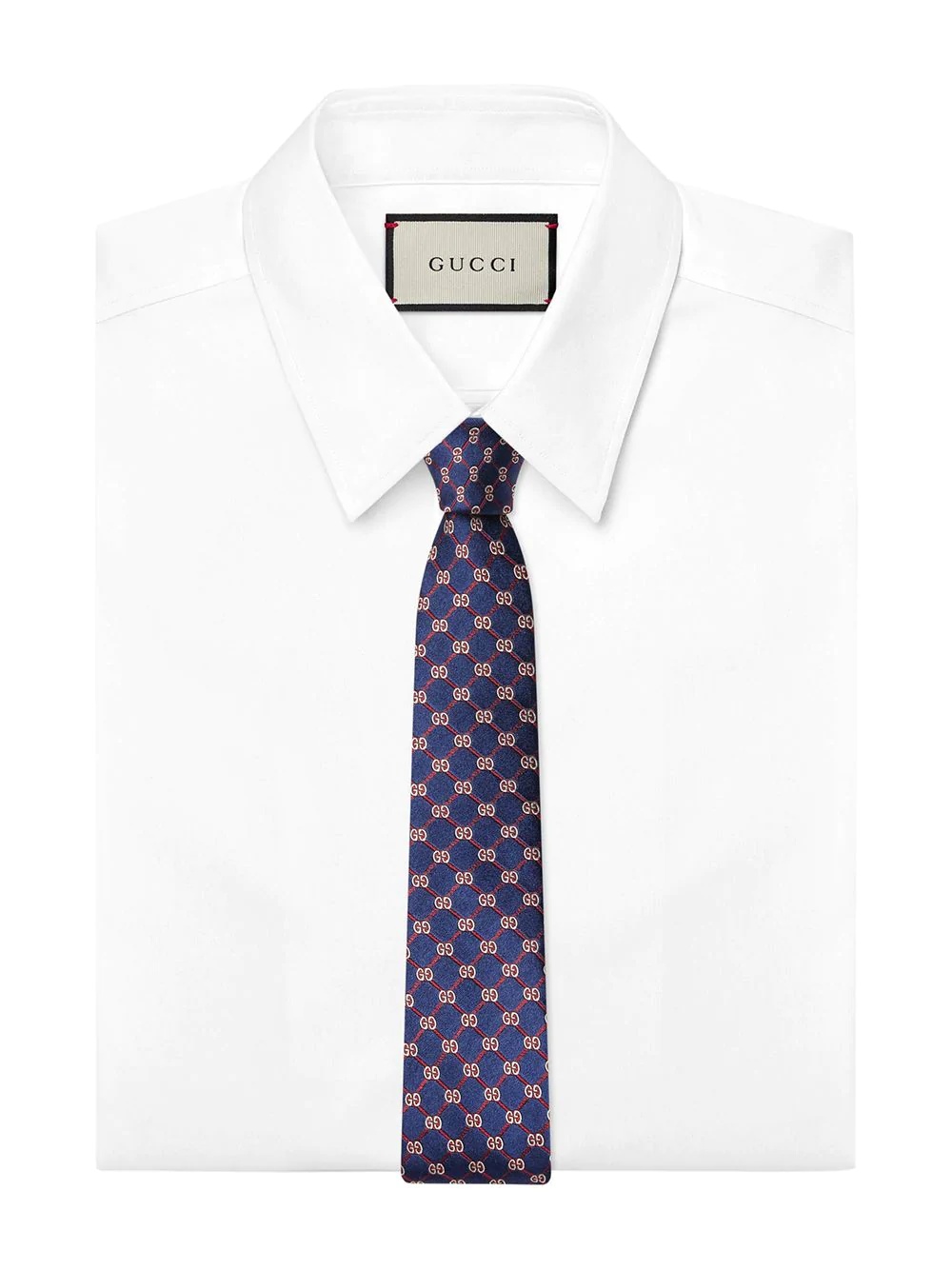 GG Rhombus jacquard tie - 3