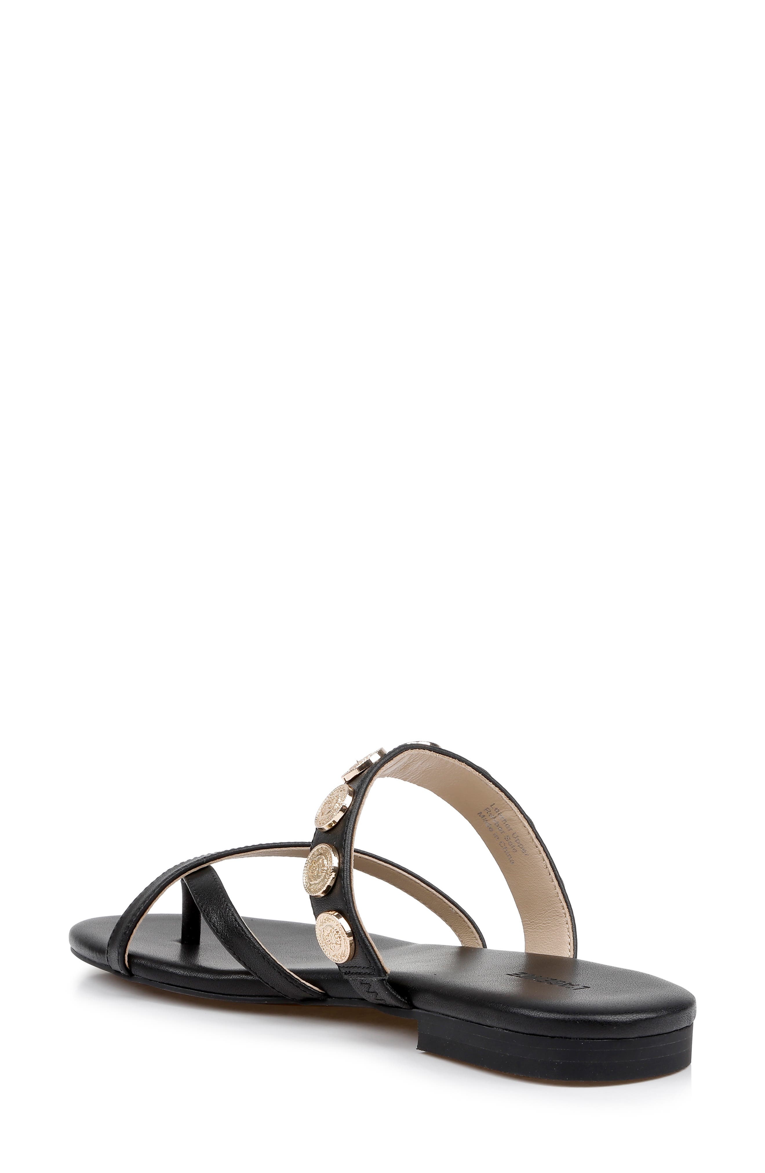 L'AGENCE Hanna Strappy Sandal in Black Leather at Nordstrom - 2