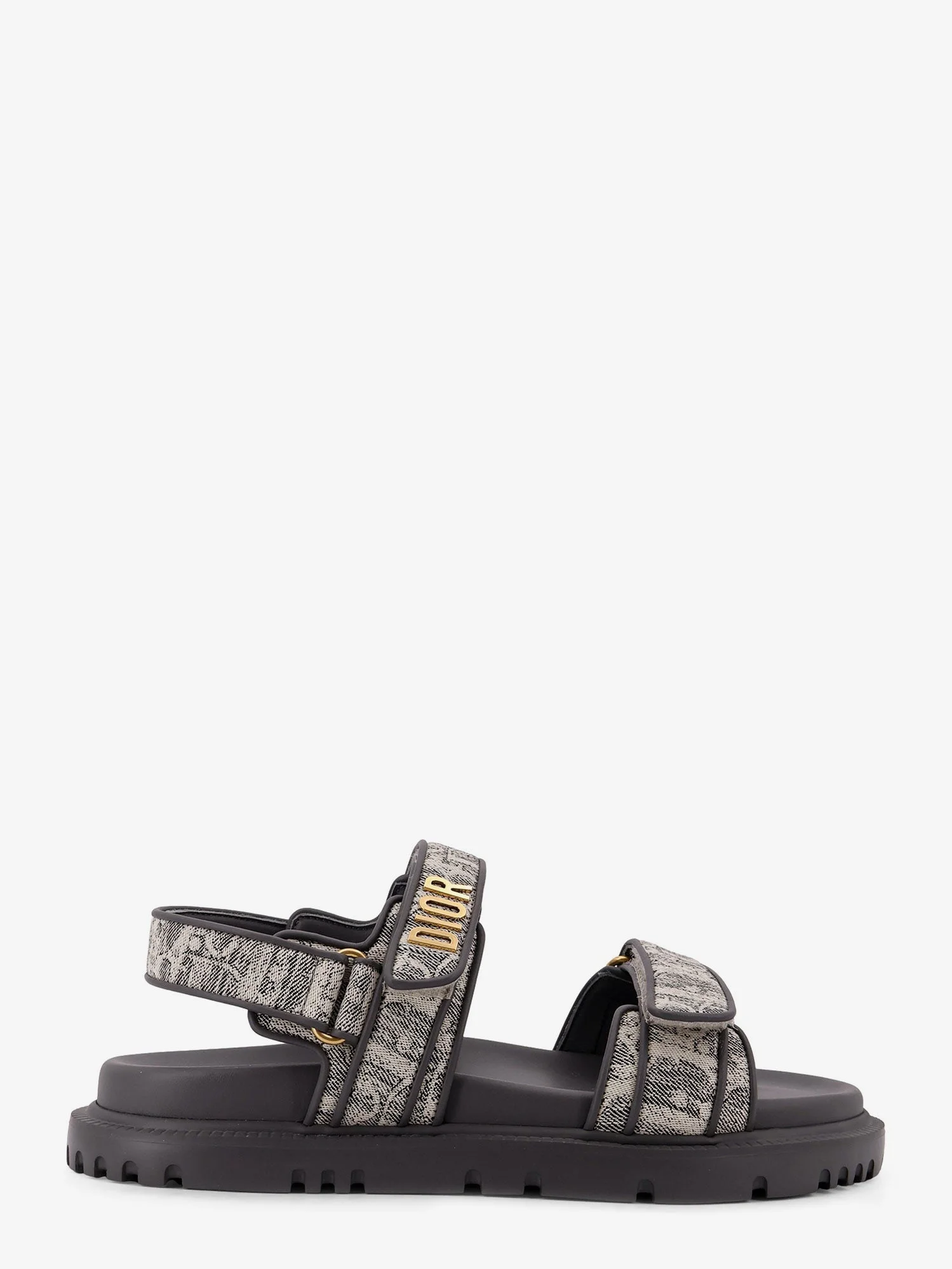 Dior Canvas Dioract Flat Sandals - 1