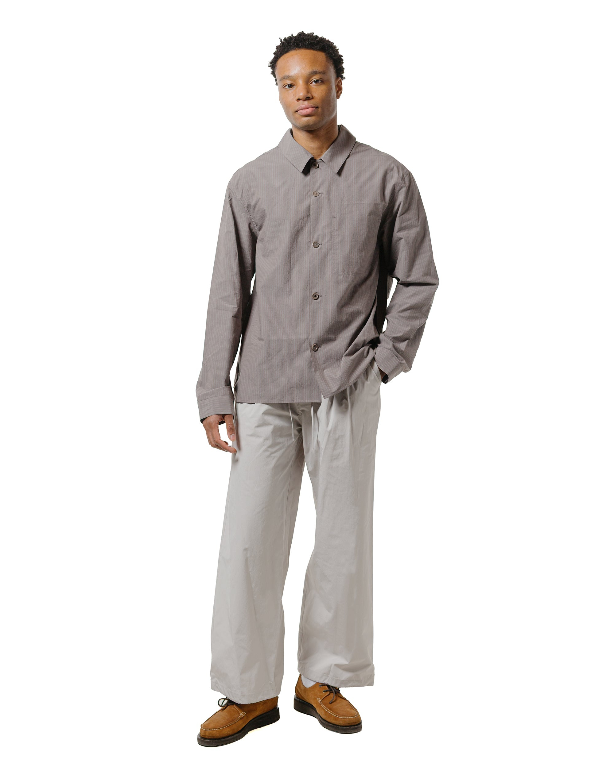 Drawstring Pants Grey - 4