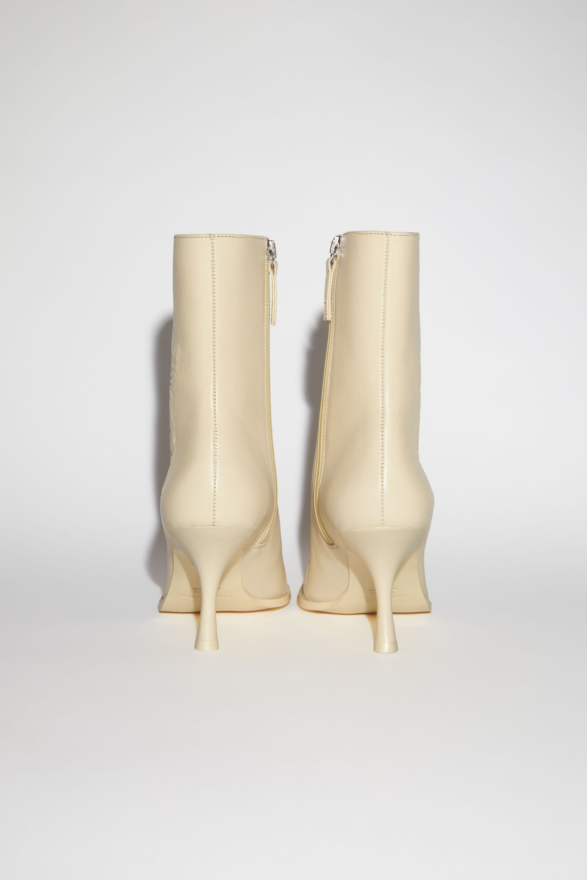 Heel ankle boots - Cream beige - 4