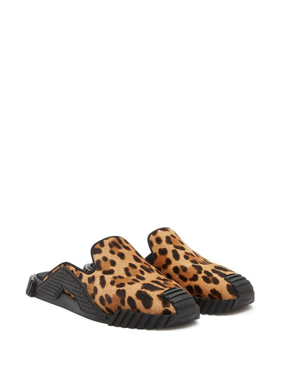 Dolce & Gabbana NS1 leopard-print slippers outlook