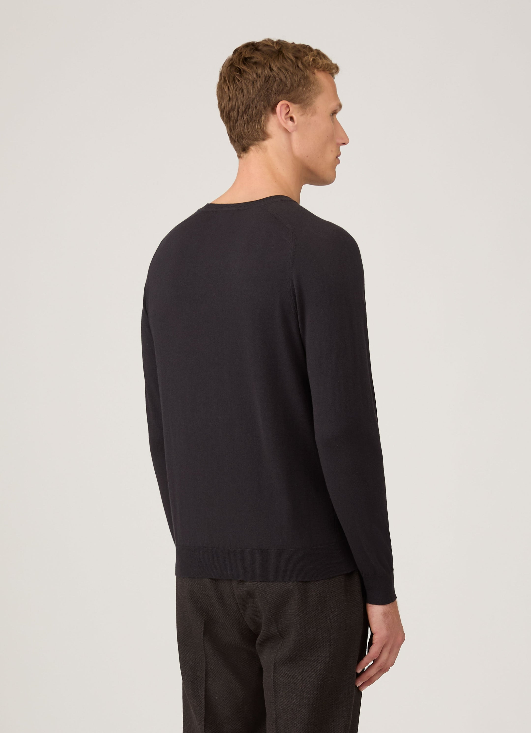 Sea Island Cashmere Crew Neck Jumper - 5