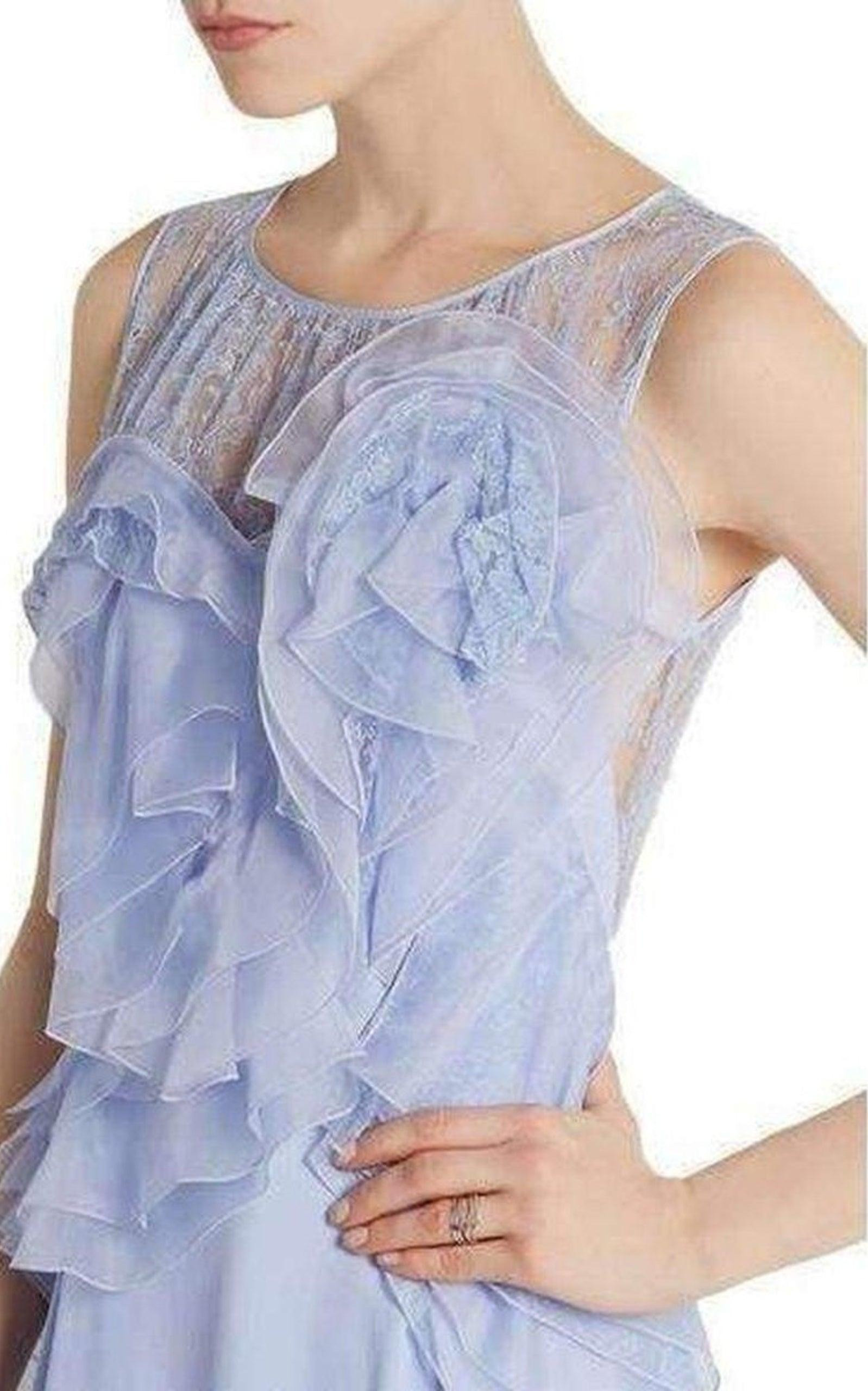 Ruffle Silk Crêpe Gown - 4