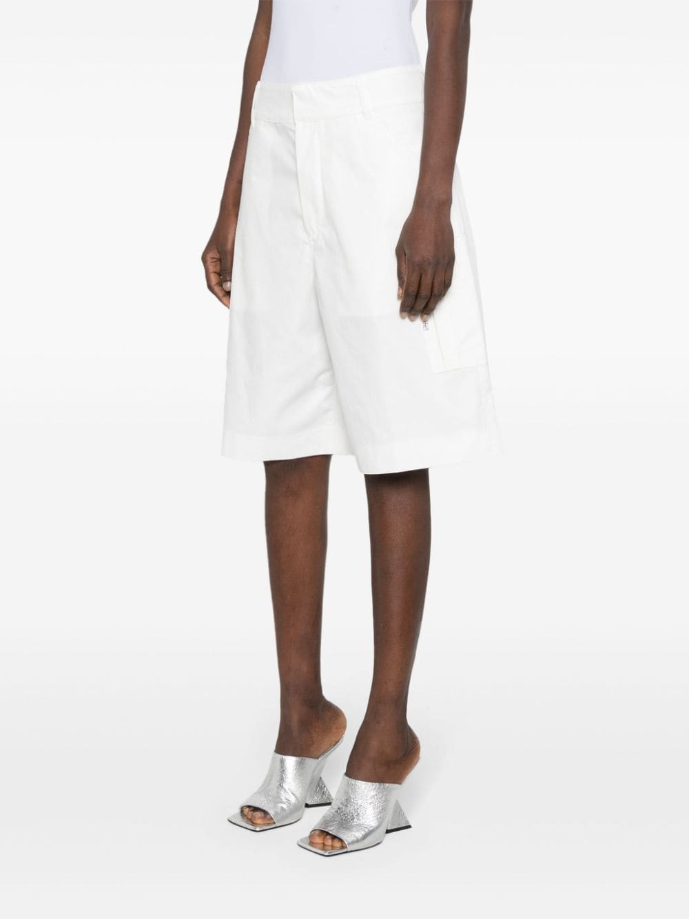 Nina cotton cargo shorts - 3