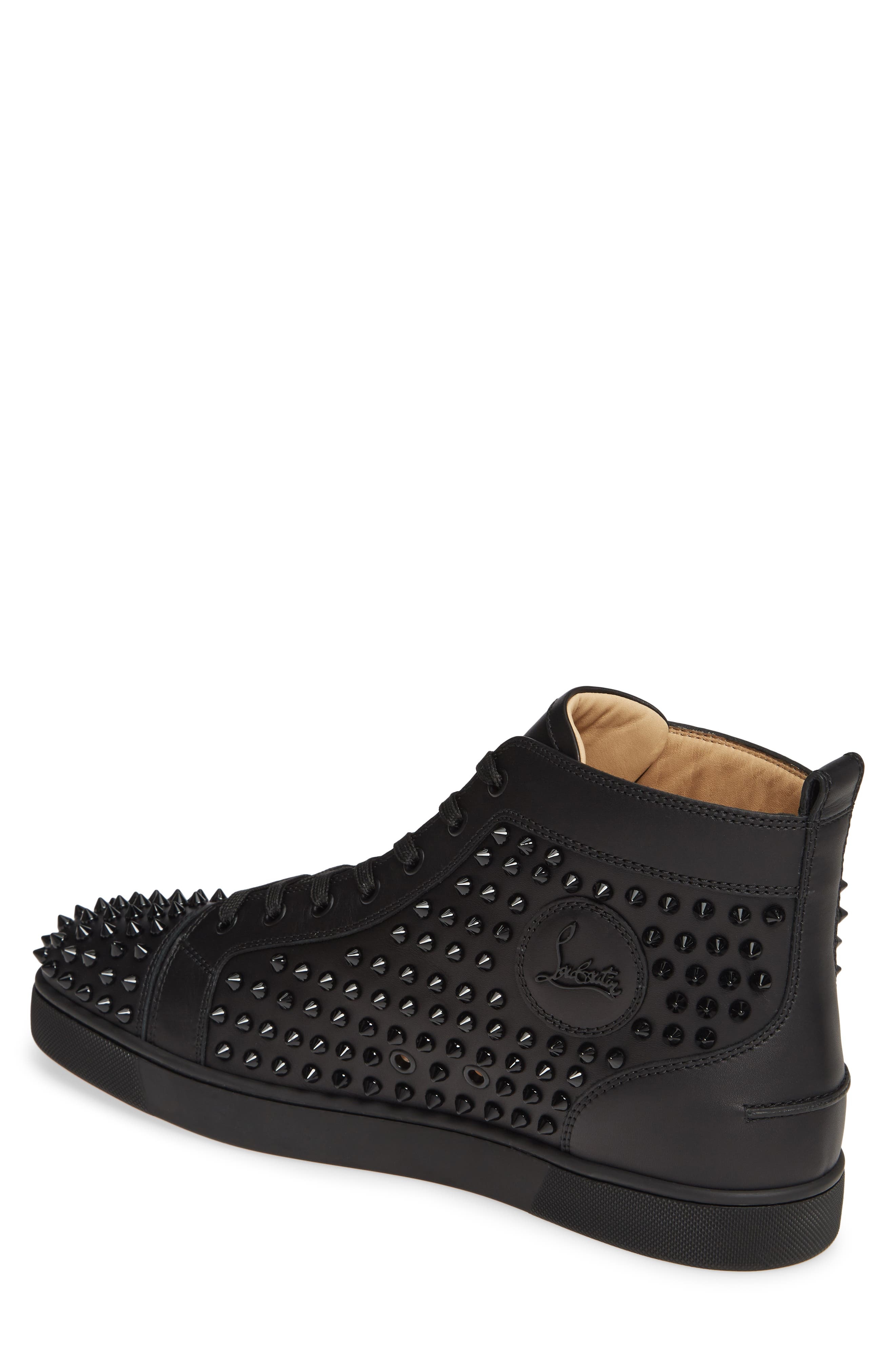 Louis Allover Spikes High Top Sneaker - 2