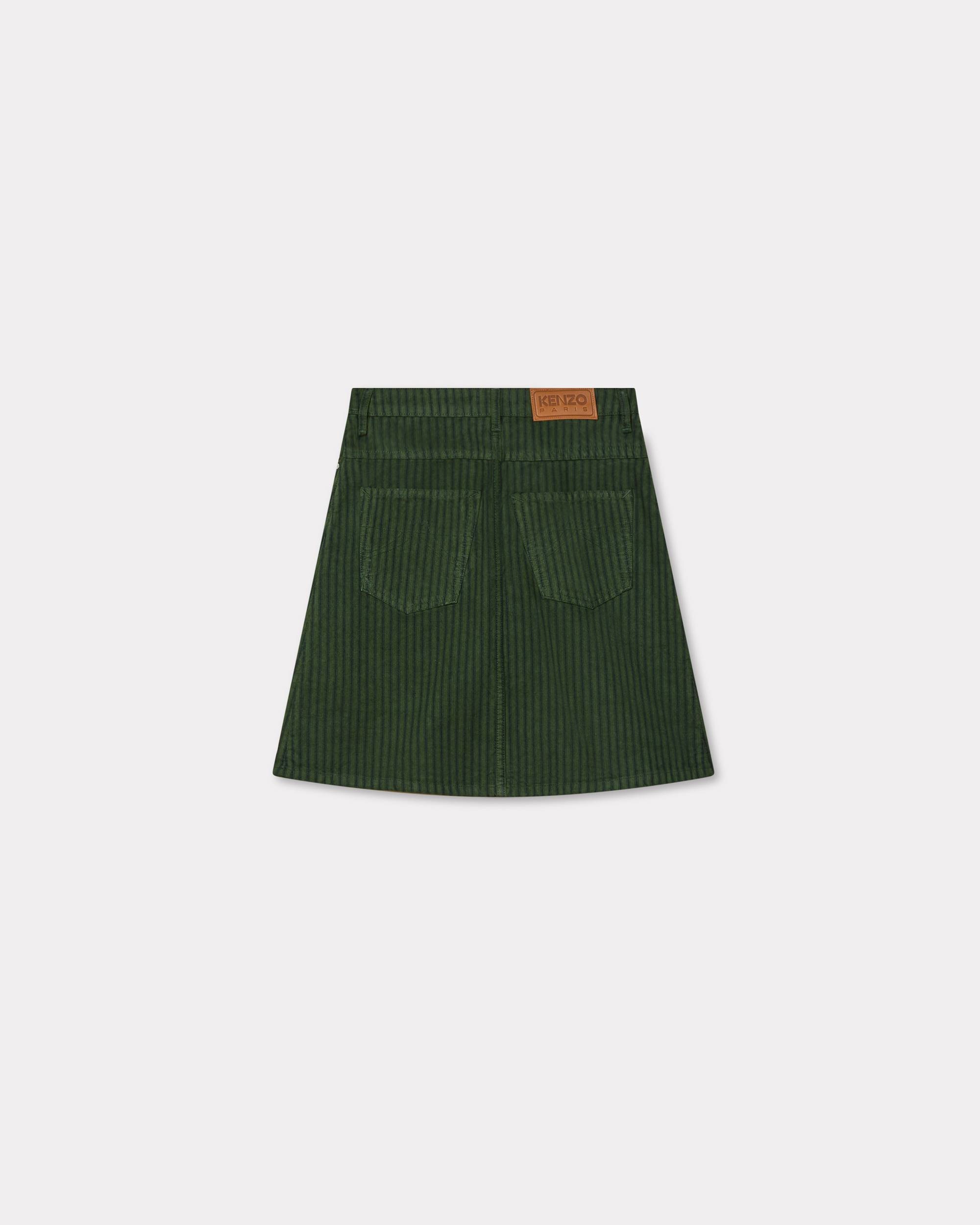 'KENZO Coast Lines' skirt in Japanese denim - 2