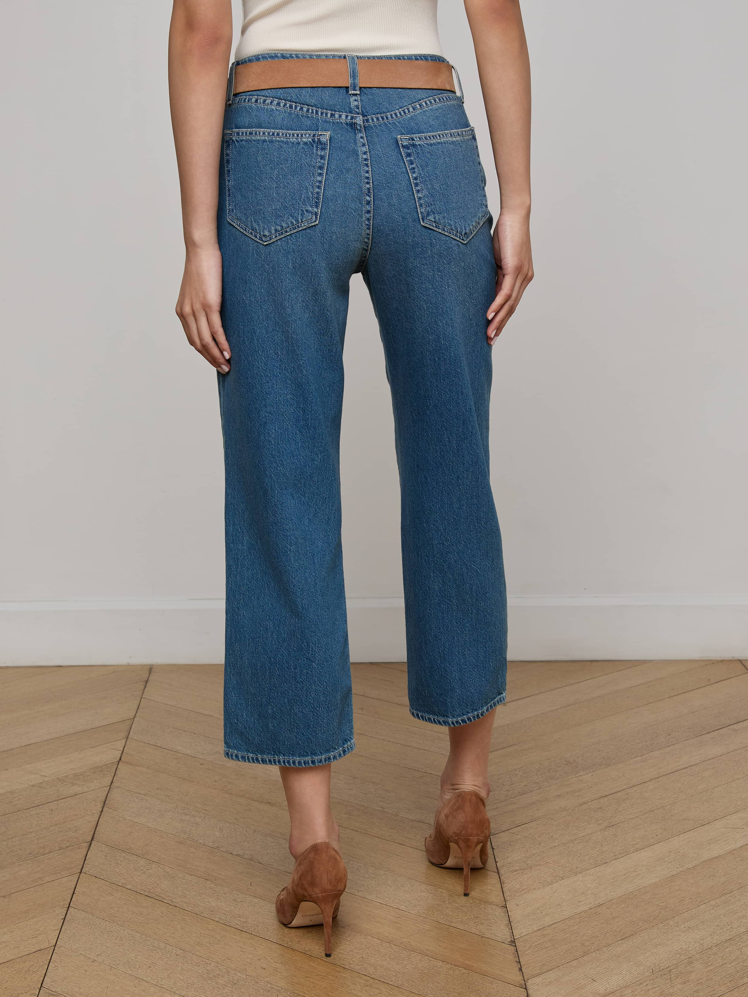 June Cropped Stovepipe Jean - 5