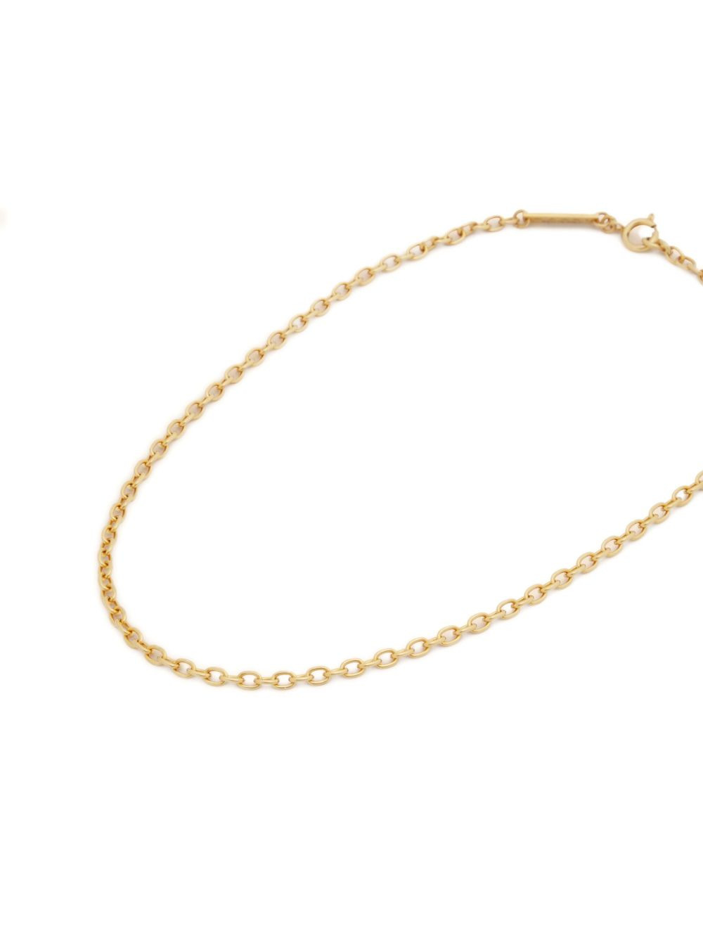 branded-plaque chain necklace - 3