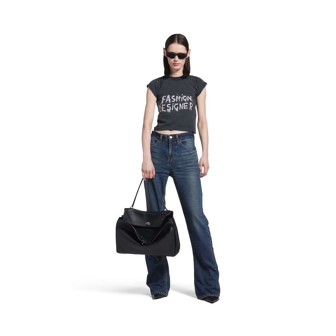 Women's Rodeo Large Handbag in Black - 7