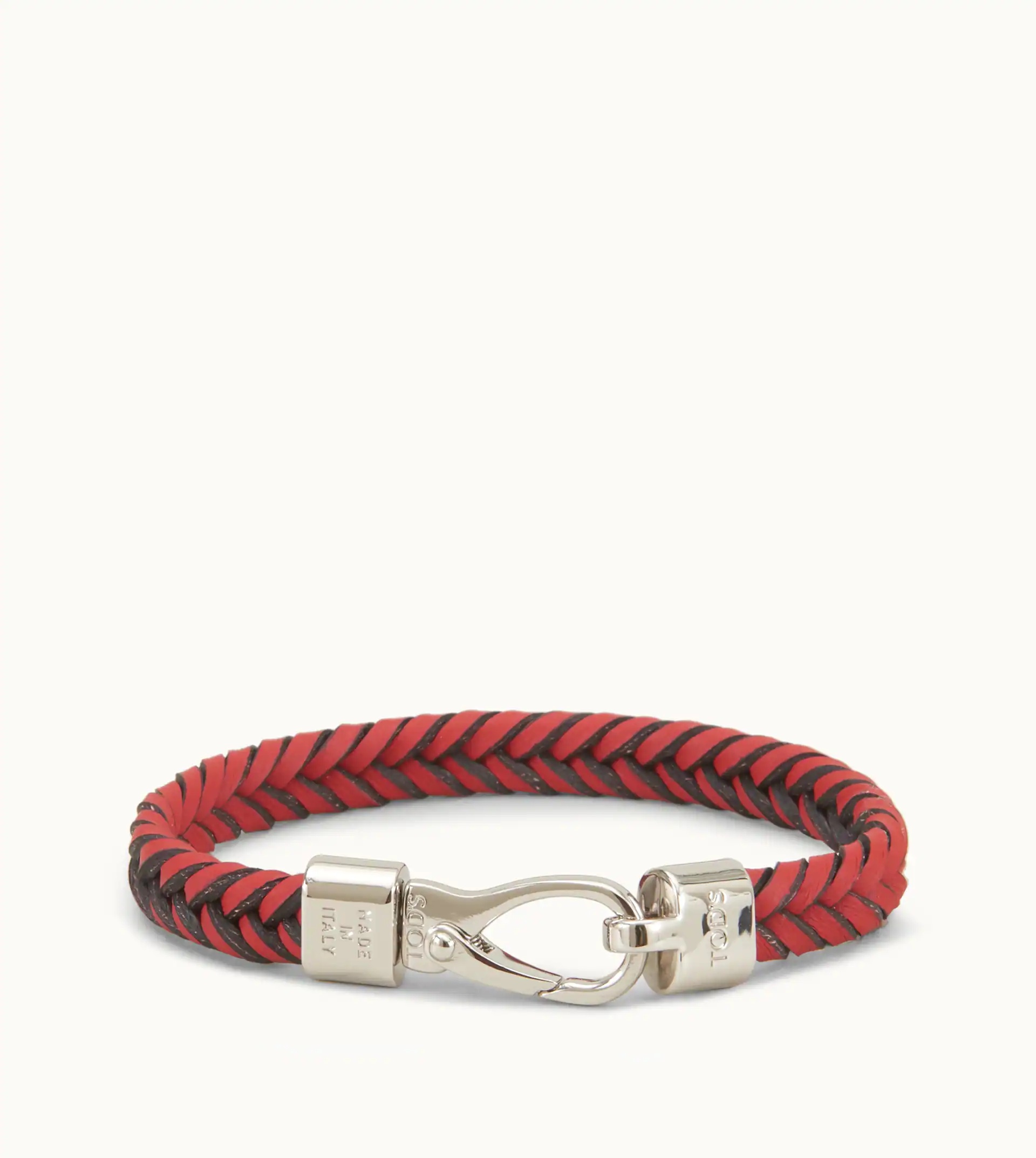 BRACELET IN LEATHER - RED - 1