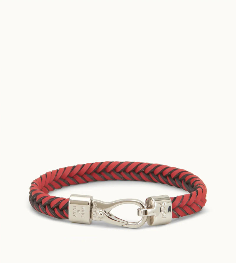 BRACELET IN LEATHER - RED 1