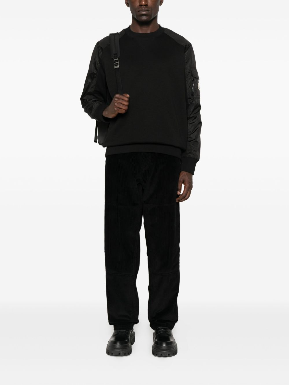 panelled sweater - 2