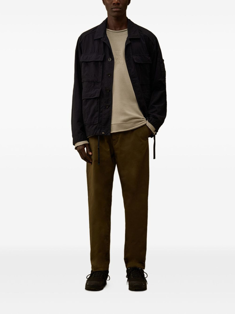 C.P. Company button-fastening cotton trousers outlook