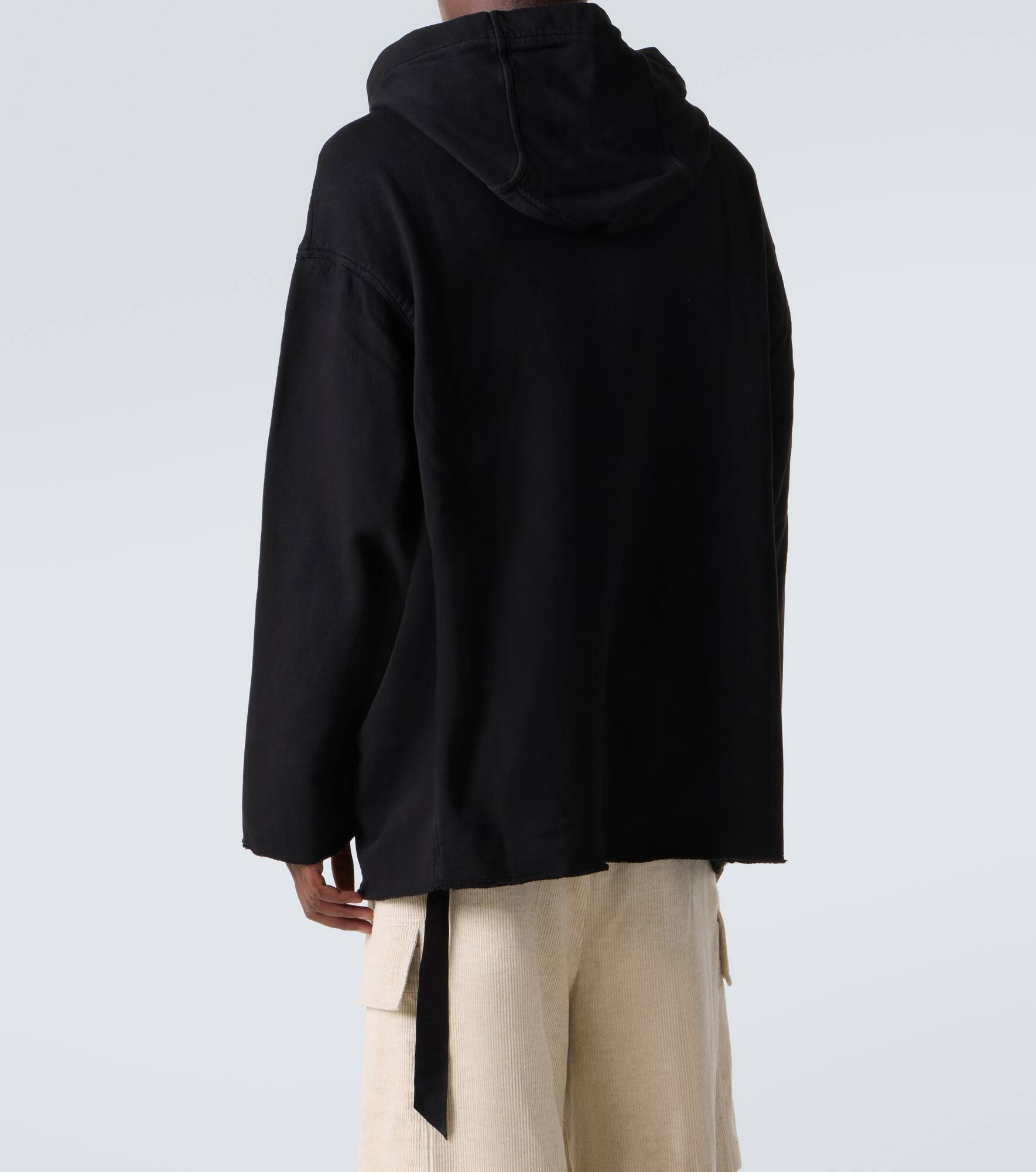 Cotton jersey hoodie - 4