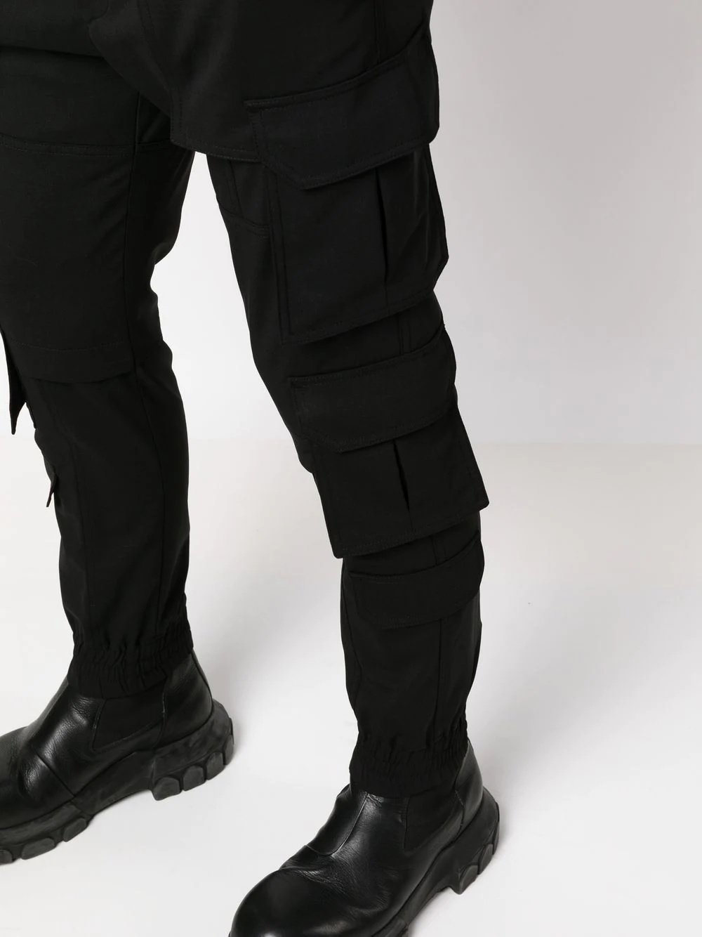 cargo-pocket skinny trousers - 5