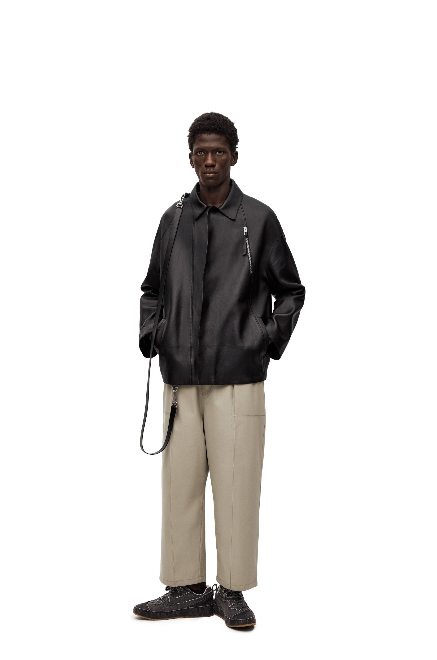 Puzzle jacket in nappa - 2