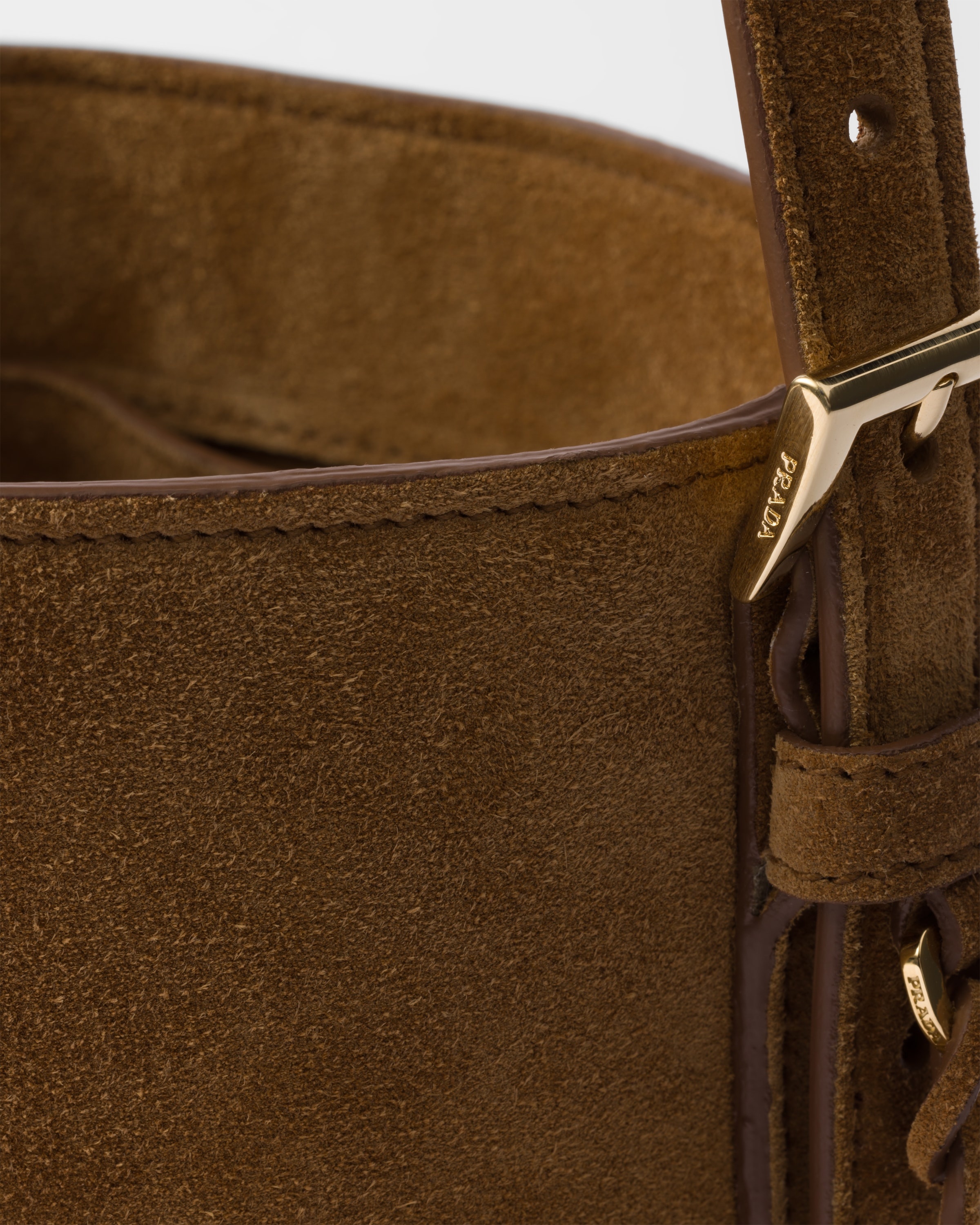 Prada Suede mini bucket bag | REVERSIBLE