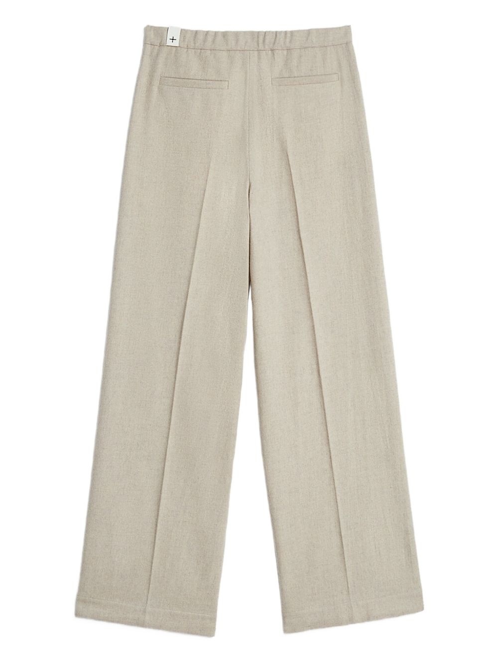 wool flannel trousers - 6