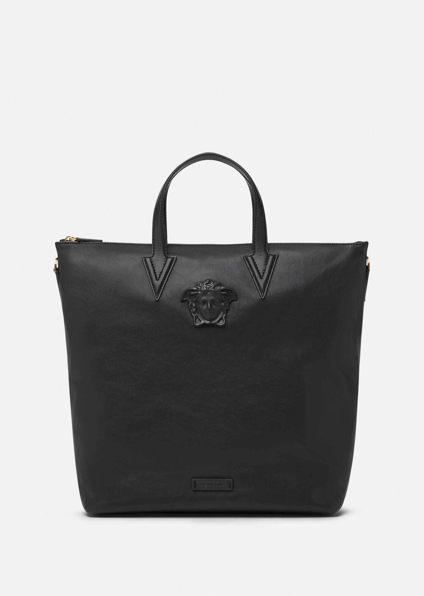 La Medusa Leather Tote Bag - 1