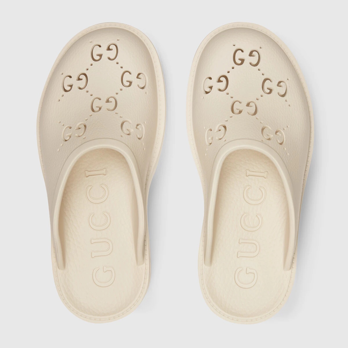 55mm elea perforated g platform sandals - Gucci - Women | Luisaviaroma