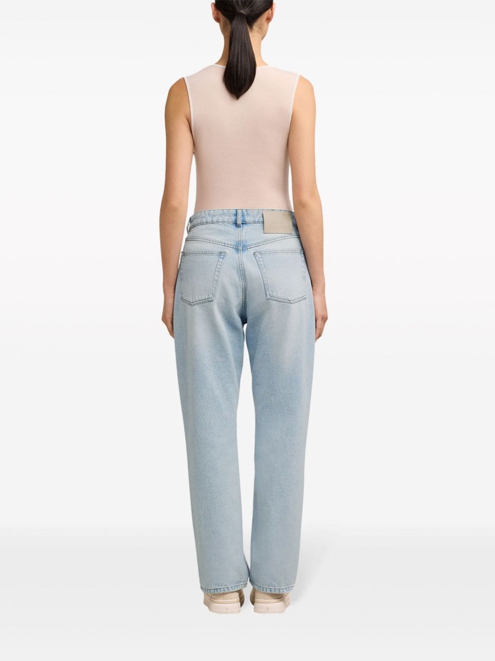 mid-rise straight-leg jeans - 5