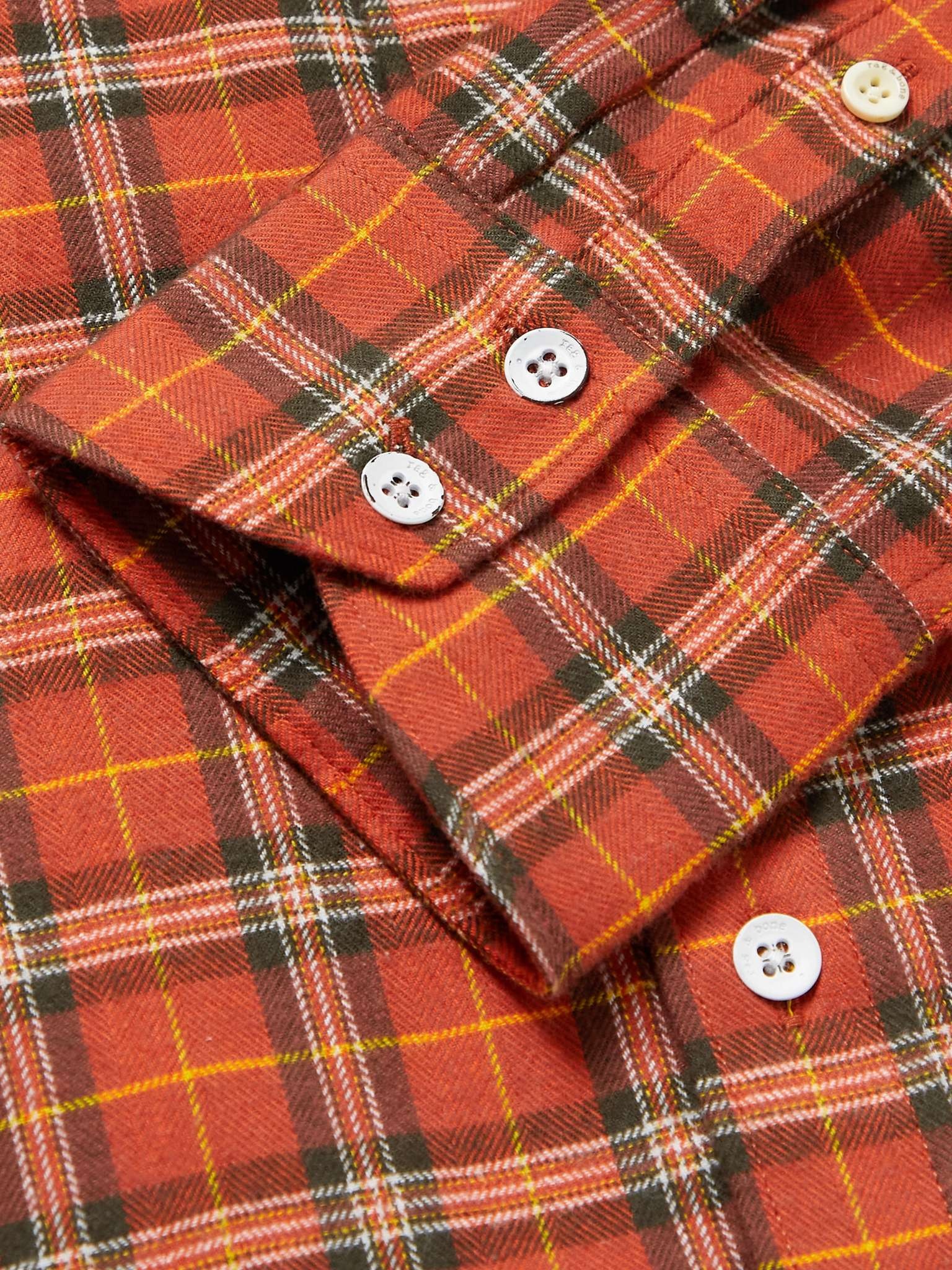 Checked Cotton-Flannel Shirt - 3