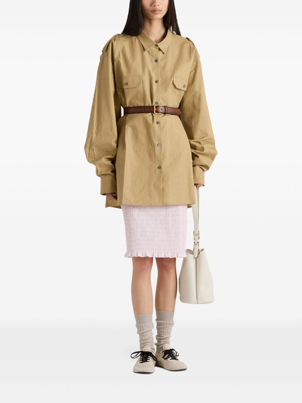 oversized cotton shirt - 2