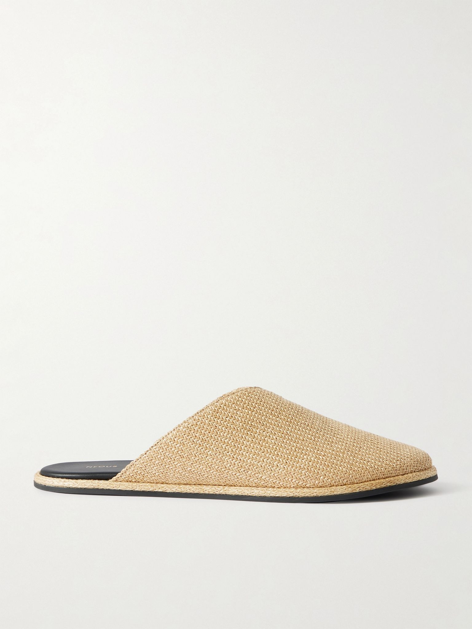 Attik raffia mules Neutral - 1
